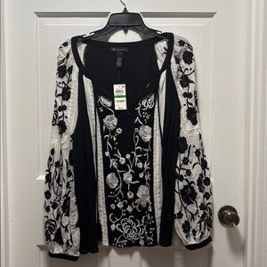 INC International Concepts Black Top